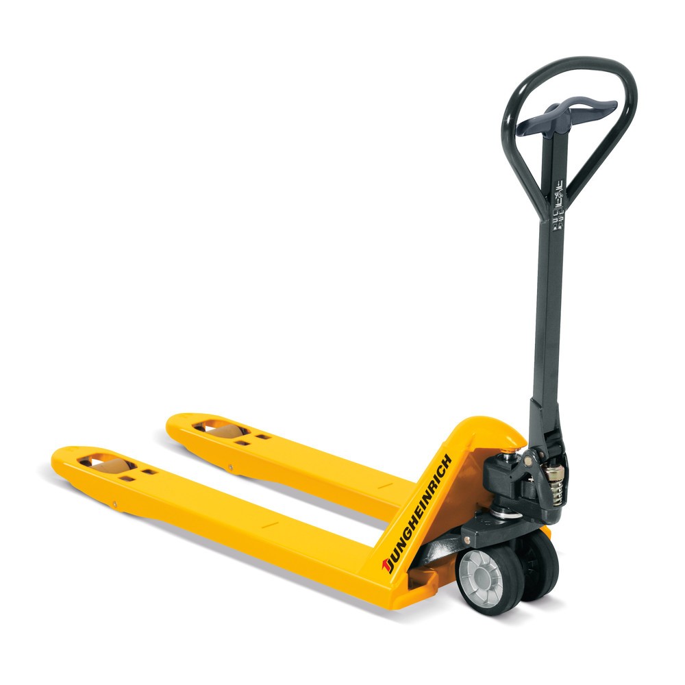 Produktabbildung: C-Ware Jungheinrich Handhubwagen AM 22 mit Schnellhub, GL 1.150 mm, Vollgummi/Polyurethan, Einfachrollen