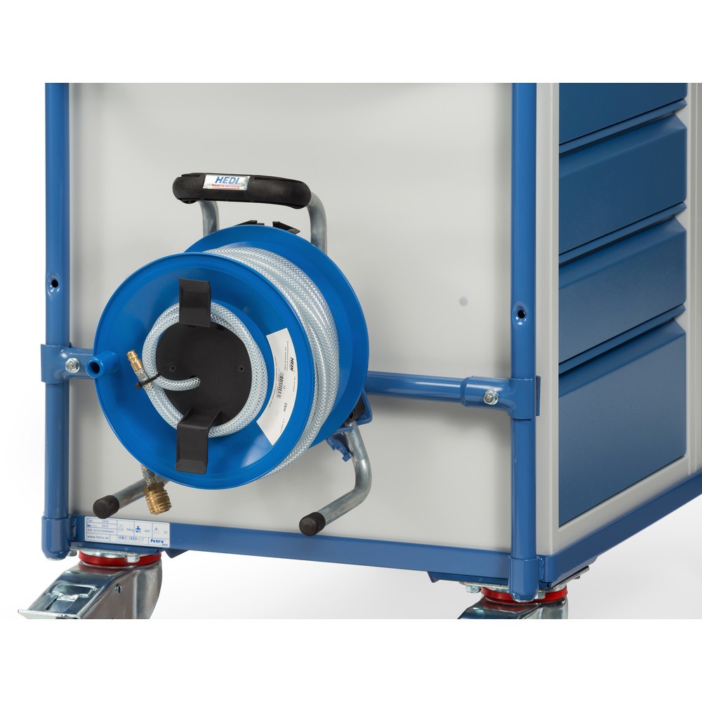 Produktabbildung: Druckluftschlauchtrommel für fetra® Tischwagen, Breite 589 mm