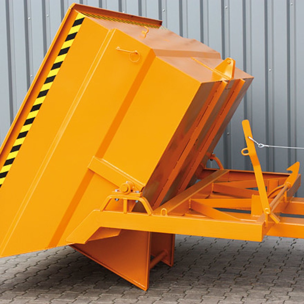 Produktabbildung Nr. 2: Eichinger® Kippbehälter extragroß und massiv, 2500 kg, 4000 Liter, anthrazitgrau