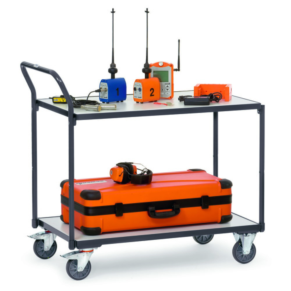 Produktabbildung Nr. 2: fetra® ESD-Tischwagen, TK 600 kg, 2 Ladeflächen à 600 x 1.000 mm