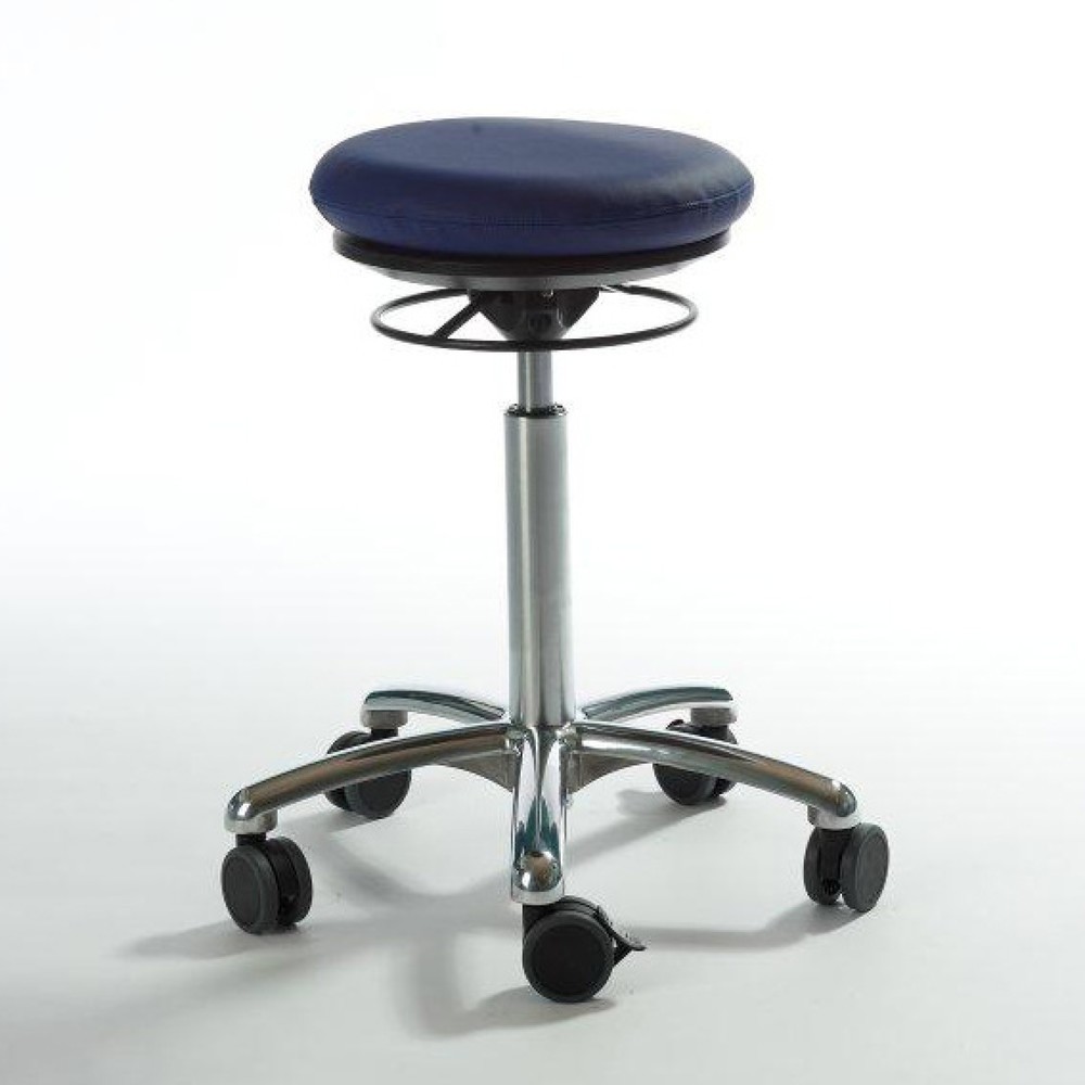 Produktabbildung: Global Stole A/S Hocker Pilates, Kunstledersitz, Sitzhöhe 520-710 mm, blau
