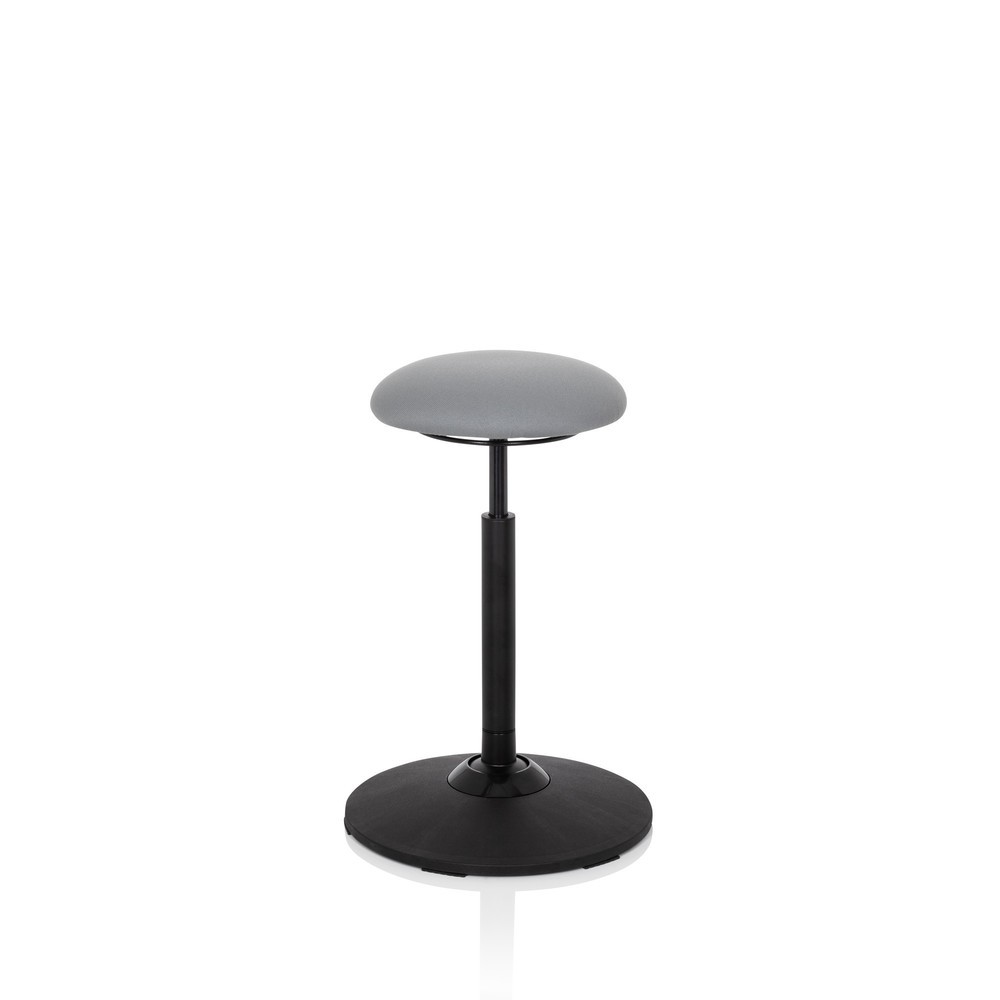 Produktabbildung Nr. 2: hjh OFFICE Stehhocker / Stehhilfe BALANCE SIT Stoff, grau