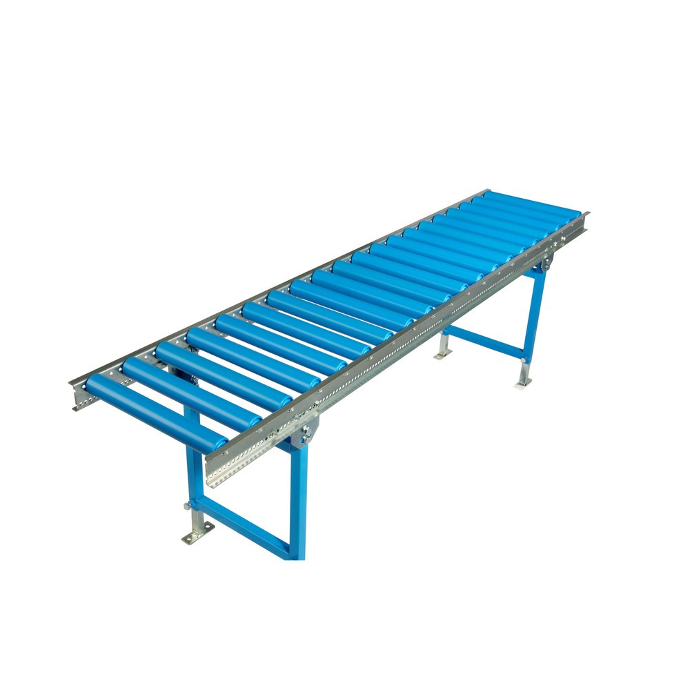 Produktabbildung Nr. 2: Leicht-Rollenbahnen, Kunststoffrollen, Ø 50 mm, Bahnlänge 3 m, Bahnbreite 500 mm, Achsabstand 75 mm