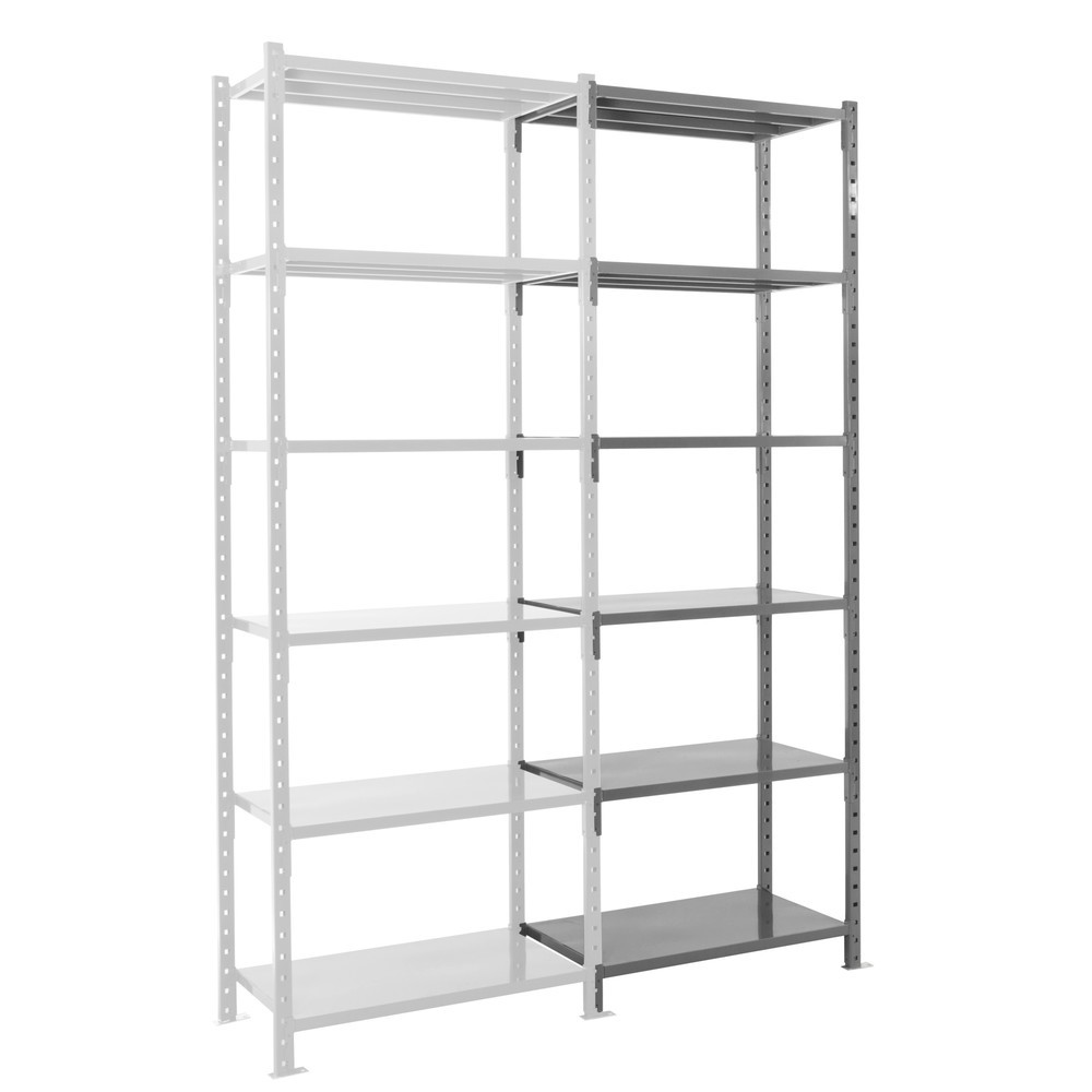 Produktabbildung Nr. 1: ManOrga Fachbodenregal, AF, mit Stahlpaneelen, FL 460 kg, HxBxT 3.000 x 1.260 x 500 mm