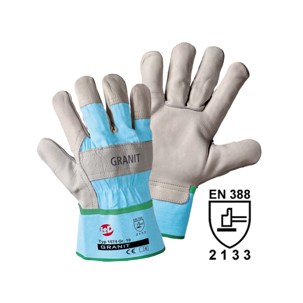 Produktabbildung: Mechanische Schutzhandschuhe Granit, Größe 8