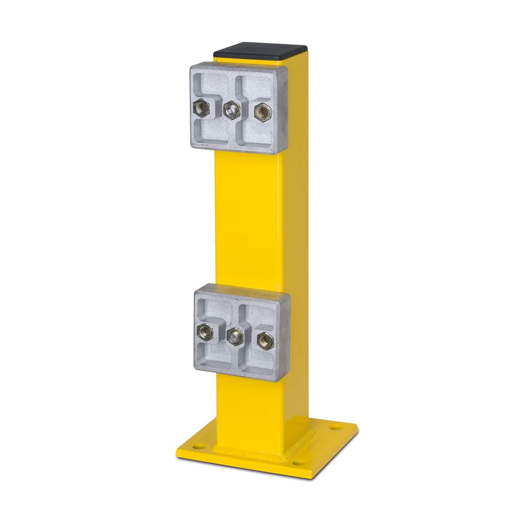 Produktabbildung Nr. 1: MORAVIA Standpfosten für Schutzplanken C-Profil, Inneneinsatz, Höhe 465 mm