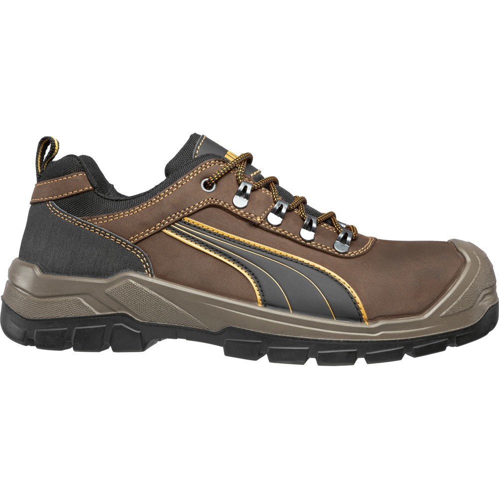 Produktabbildung: PUMA® Sicherheitshalbschuh Sierra Nevada LOW S3 HRO SRC Größe 43, braun/grau