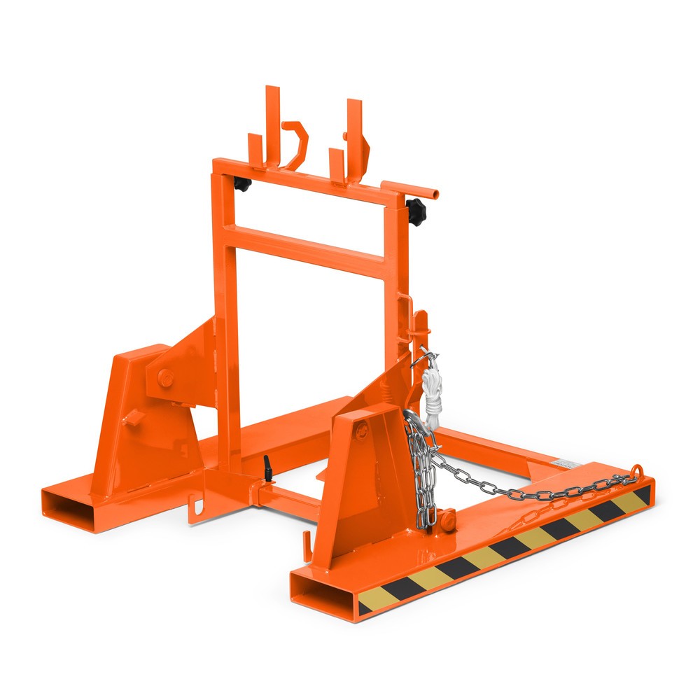 Produktabbildung: RR-Industrietechnik® Mülltonnenwender Typ RMW, BxTxH 1.000 x 1.000 x 1.080 mm, RAL 2004 reinorange