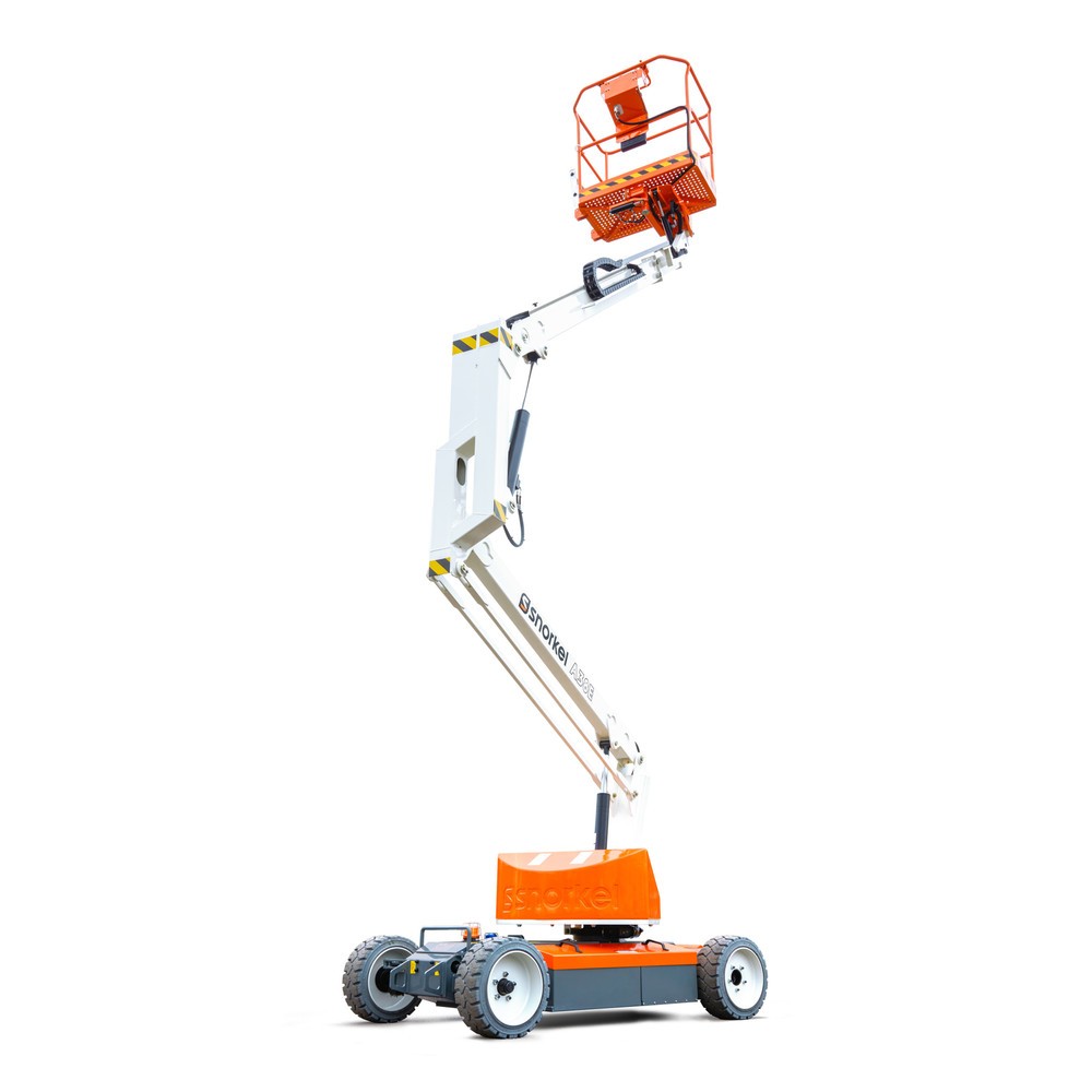 Produktabbildung: Snorkel Gelenk-Arbeitsbühne A38E, elektrisch verfahrbar, TK 215 kg, max. 13,5 m Arbeitshöhe, max. 6,1 m Reichweite