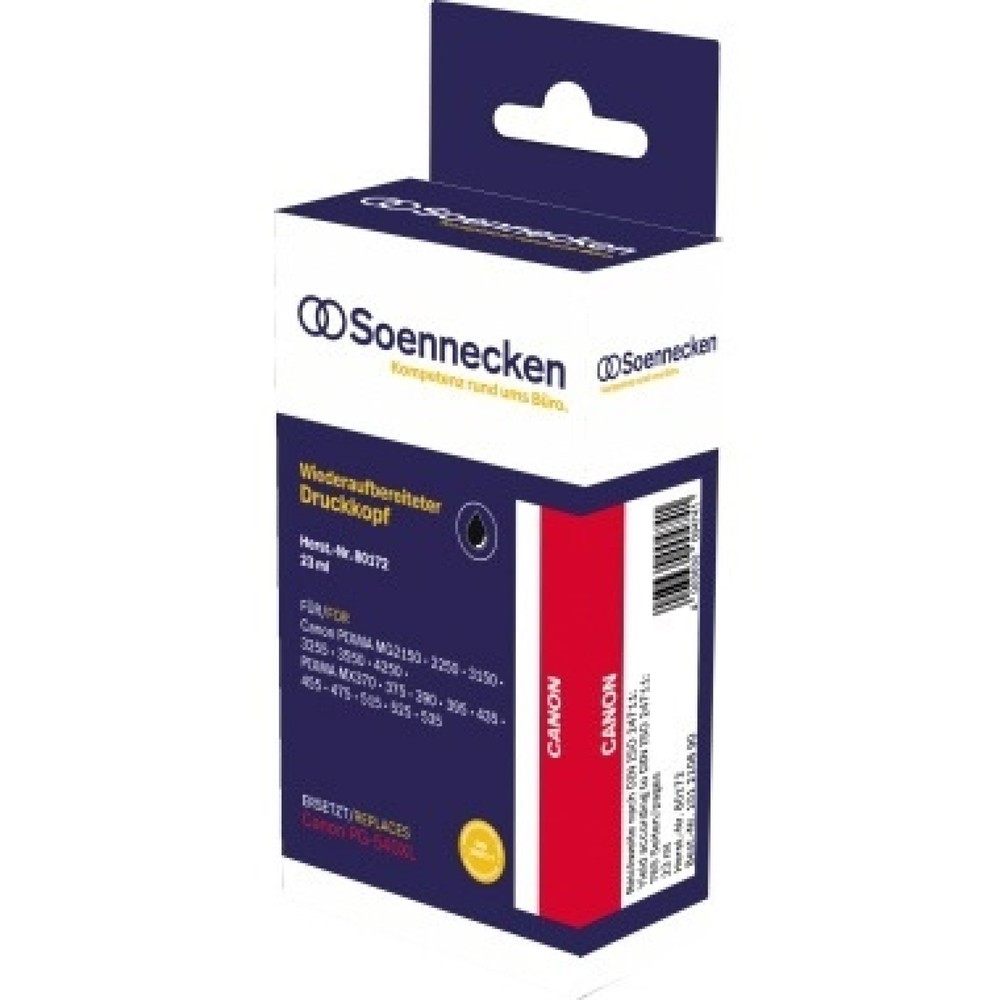 Produktabbildung: Soennecken Tintenpatrone 80172 wie Canon PG540XL schwarz