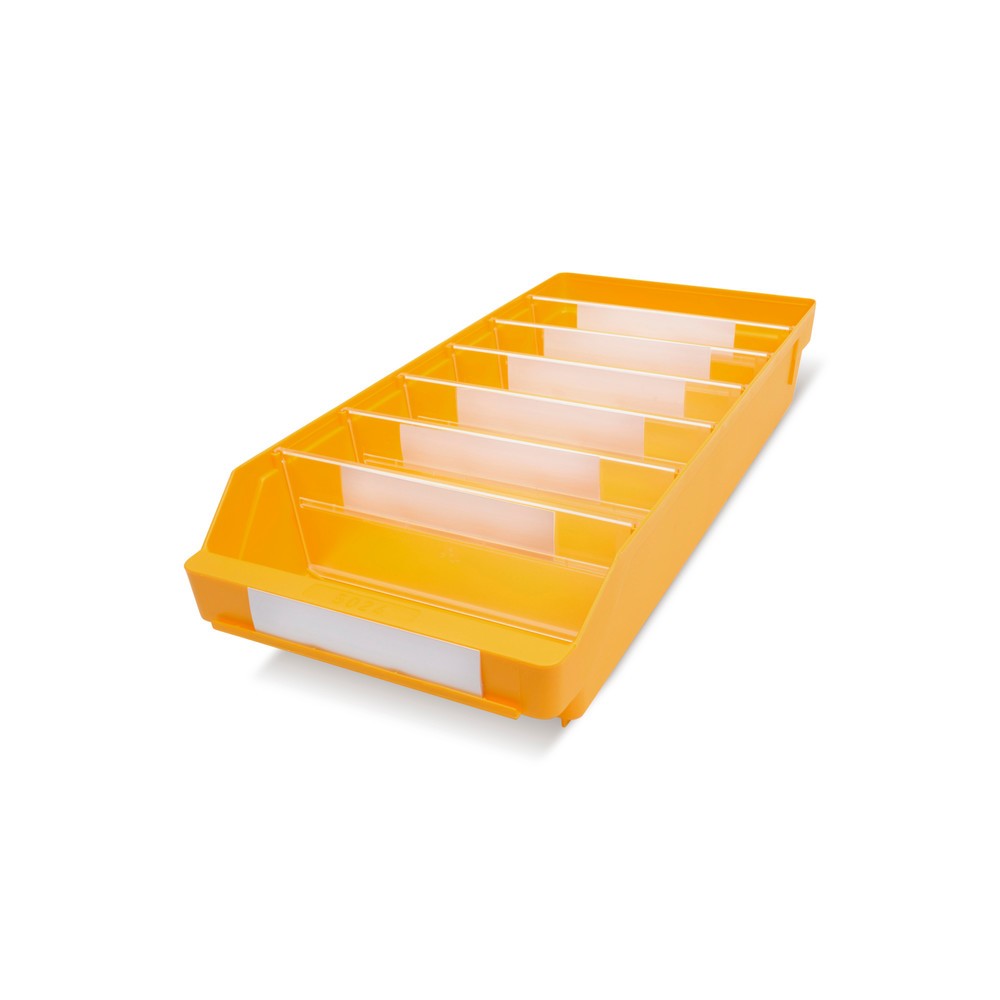 Produktabbildung Nr. 1: STEMO Regalkästen mit Sichtöffnung, BxT 240 x 500 mm, gelb