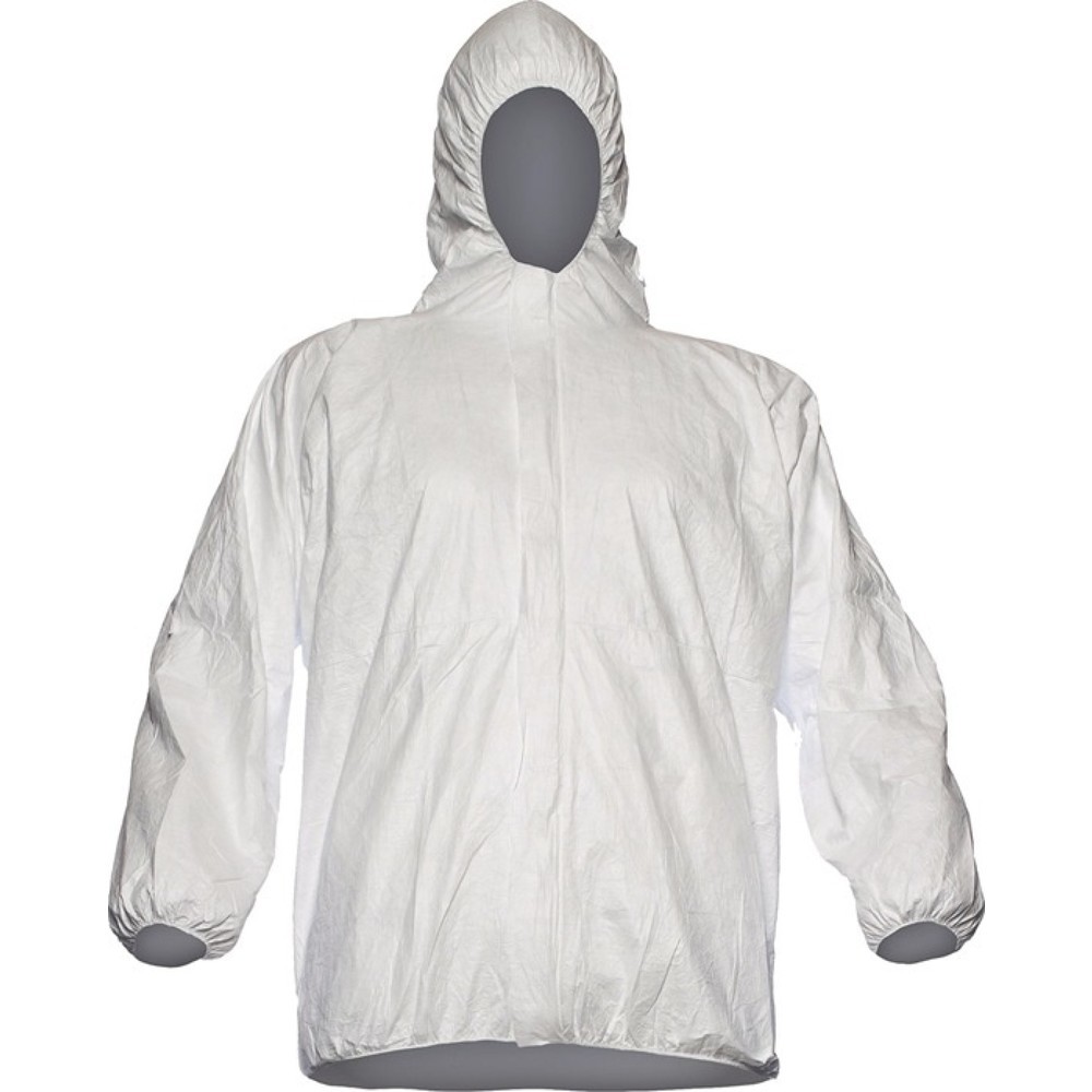Produktabbildung: Tyvek® Chemikalienschutzjacke TYVEK® PP33, Größe L, weiß