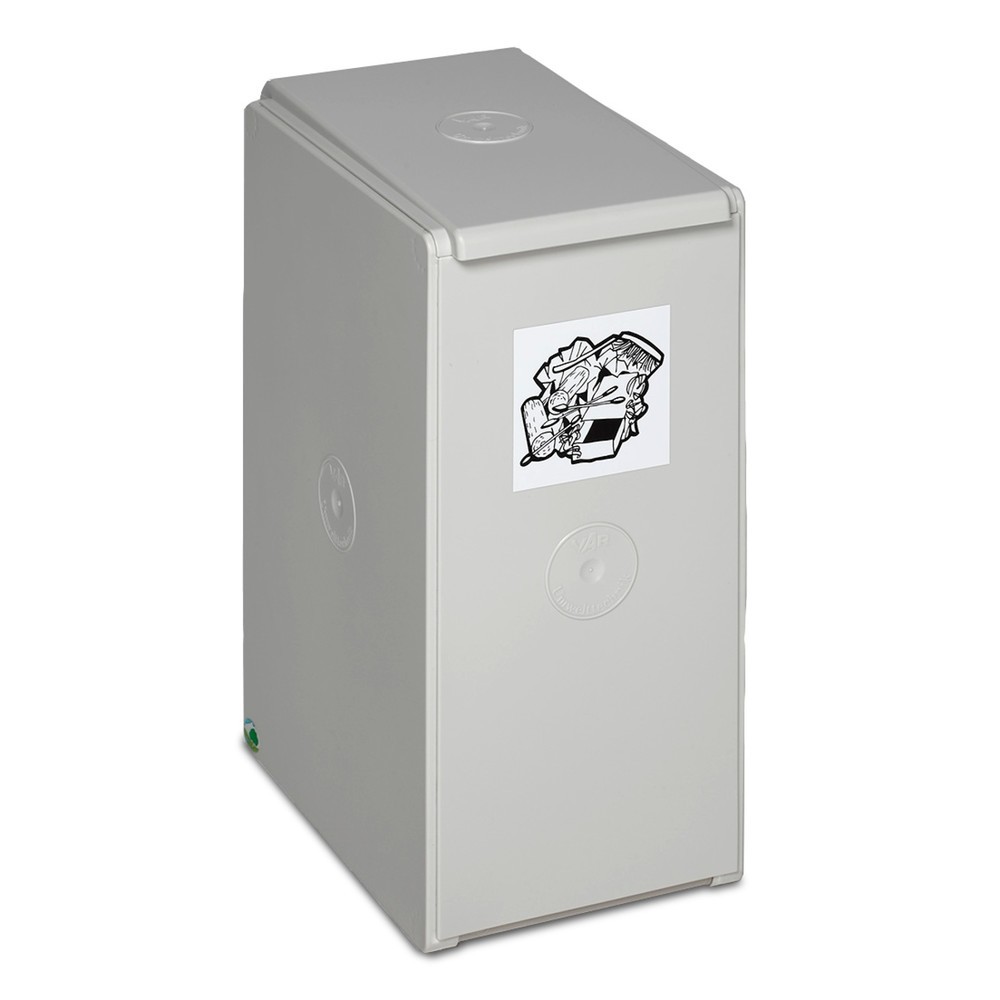 Produktabbildung: VAR® Wertstoffsammler, 60 Liter, Deckel lichtgrau